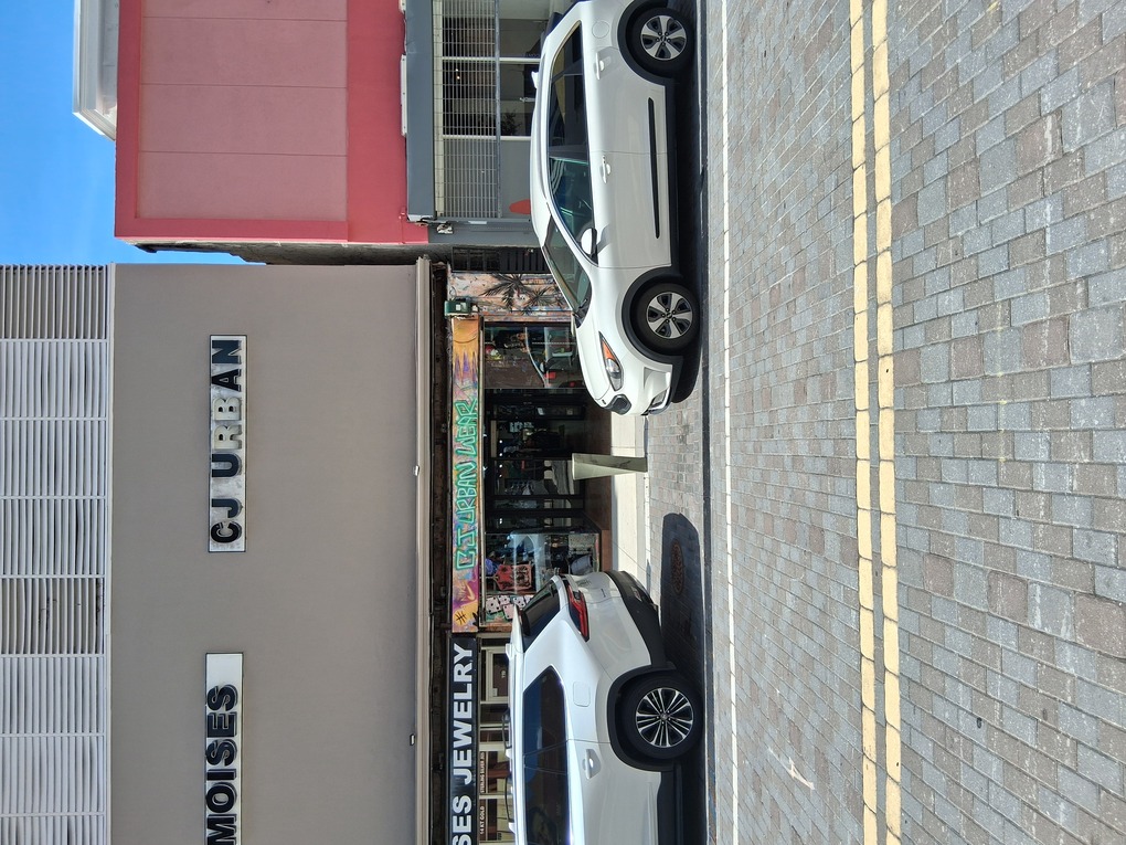 Store interior with Miami signage