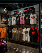 Streetwear clothing racks